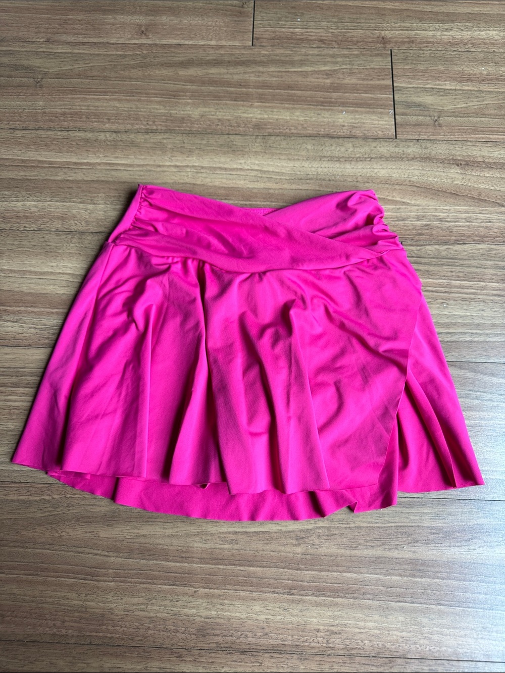 Pink athletic skirt